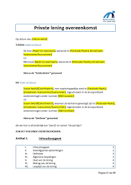 lening particulier